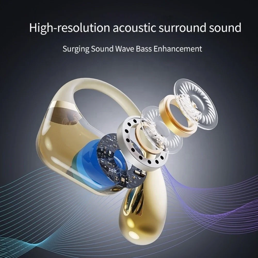TWS‎ Wireless Earbuds Q11 Super Base w/Charging Case Black